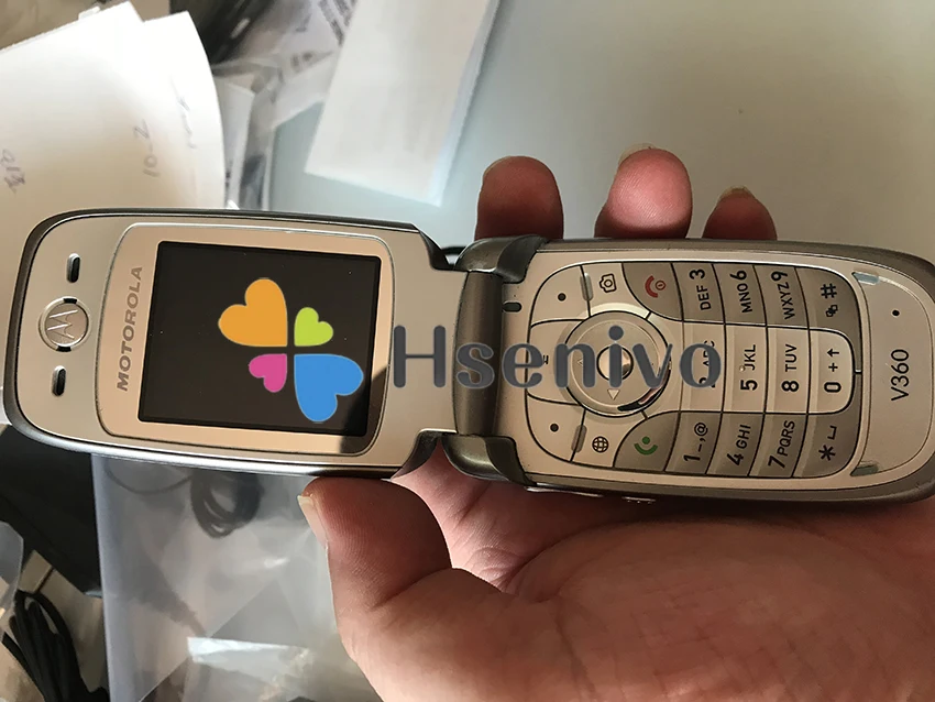 V360 разблокированный модный мобильный телефон Motorola V360 флип GSM мобильный телефон с русским/арабским языком