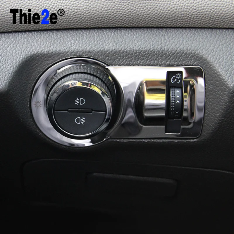 Нержавеющая сталь для Chevrolet Malibu Cruze Trax Opel Mokka ASTRA J Insignia украшение переключателя фар