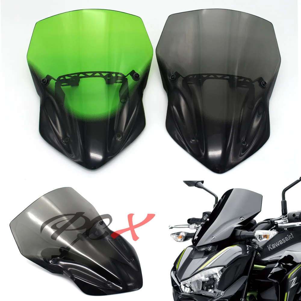 Ветровое стекло для KAWASAKI Z900 Z 900 2017 2018 2019|windscreen windshield|motorcycle windshieldwindshield for motorcycle |
