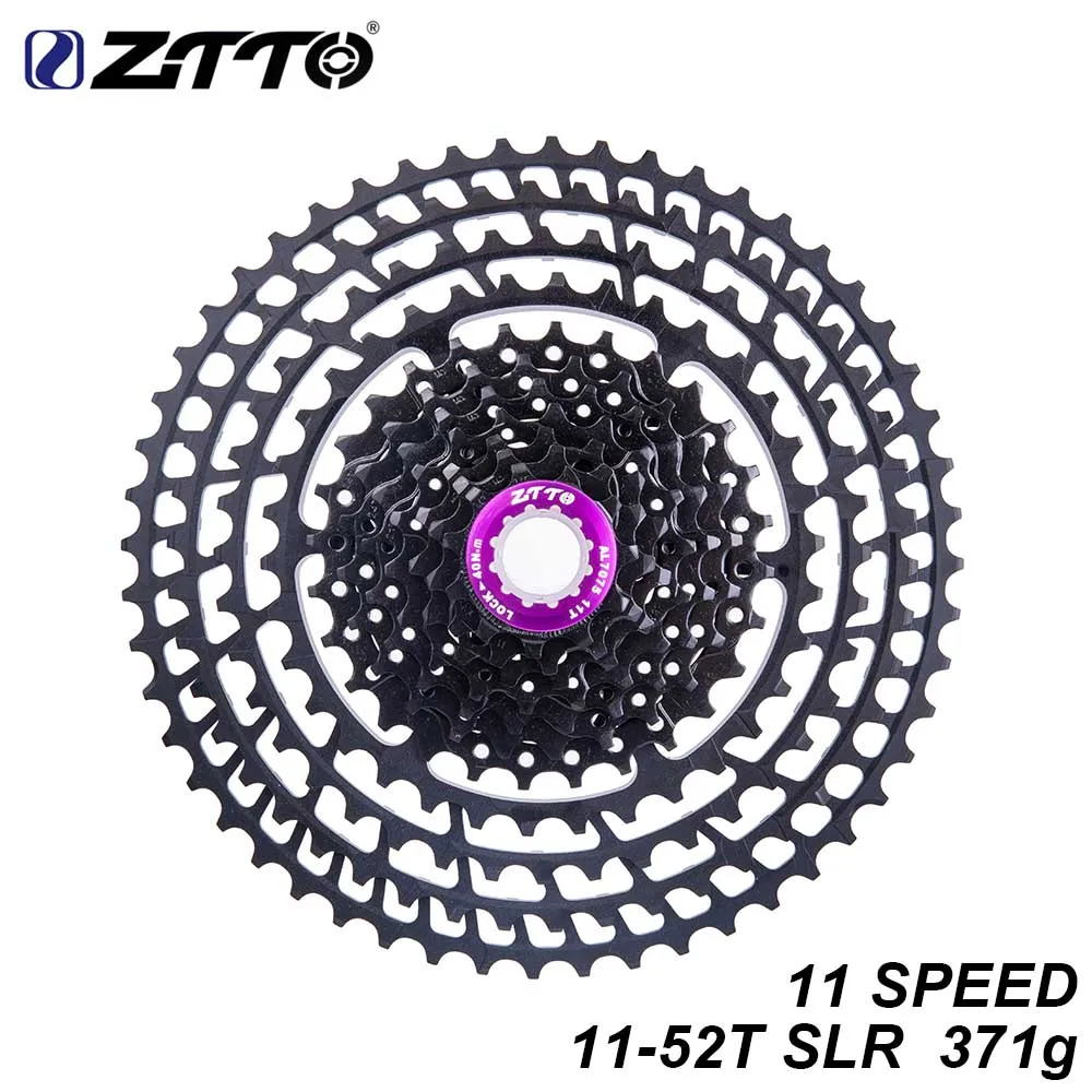 ZTTO 11s 11-52T SLR2 MTB велосипедная кассета 11 скоростей широкоугольная Ультралегкая 371g CNC Запчасти для горного велосипеда свободного хода для X 1 9000 - Цвет: 11S 52T SLR