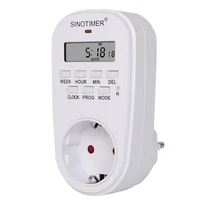 EU Plug Outlet Electric Digital Socket with Timer Socket Timer Plug 220V Time Control 7 Days Programmable Timer Switch Countdown 2