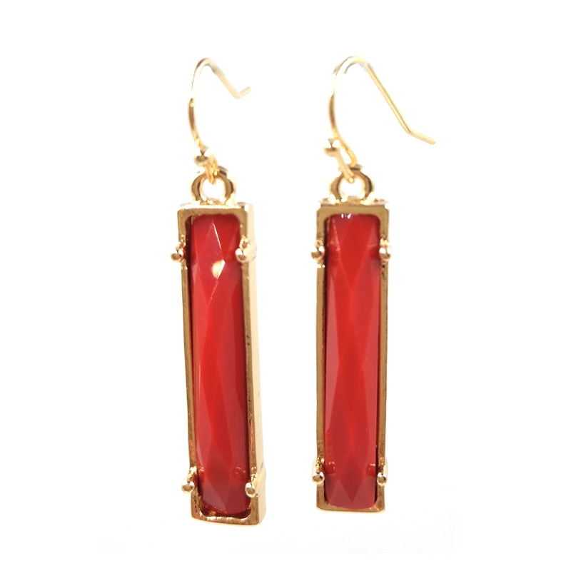 

2019 New Hot Selling Vertical Bar Resin Dangle Earrings Abalone Drop Earrings For Women New Gift Earrings Fashion Jewelry