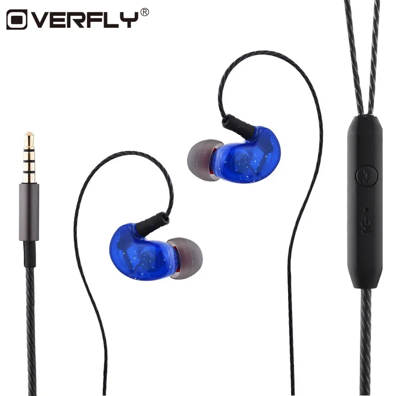 Проводные наушники Overfly спортивные игровая гарнитура бас звук для Xiaomi iphone samsung fone