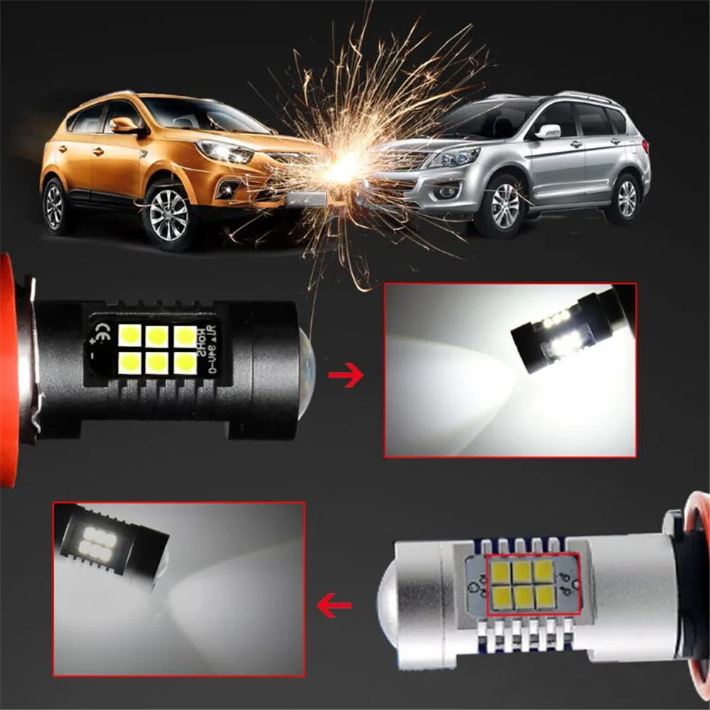 2pcs 1200Lm T20 W21W LED W21/5W LED WY21W 7440 7443 LED Bulb T25 3157 3156  p27/7w Car Brake Reverse Light 12V Lamp Turn Signal - AliExpress