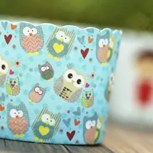 Маленькая сова украшения для маффинов кексов случае бумажные стаканчики для кексов вкладыши кексы коробки держатель день рождения партии