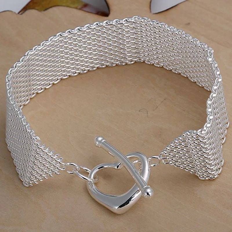 Free Shipping Wholesale silver bracelet, 925 fashion 925 sterling