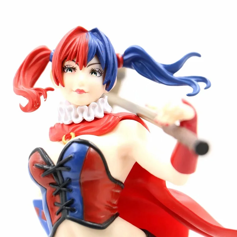 

22cm DC Suicide Squad Harley Quinn Action Figures New 52 Bishoujo Model PVC Toys Anime Movie Model Toy EE0