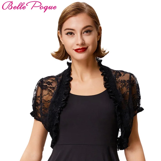 black evening bolero