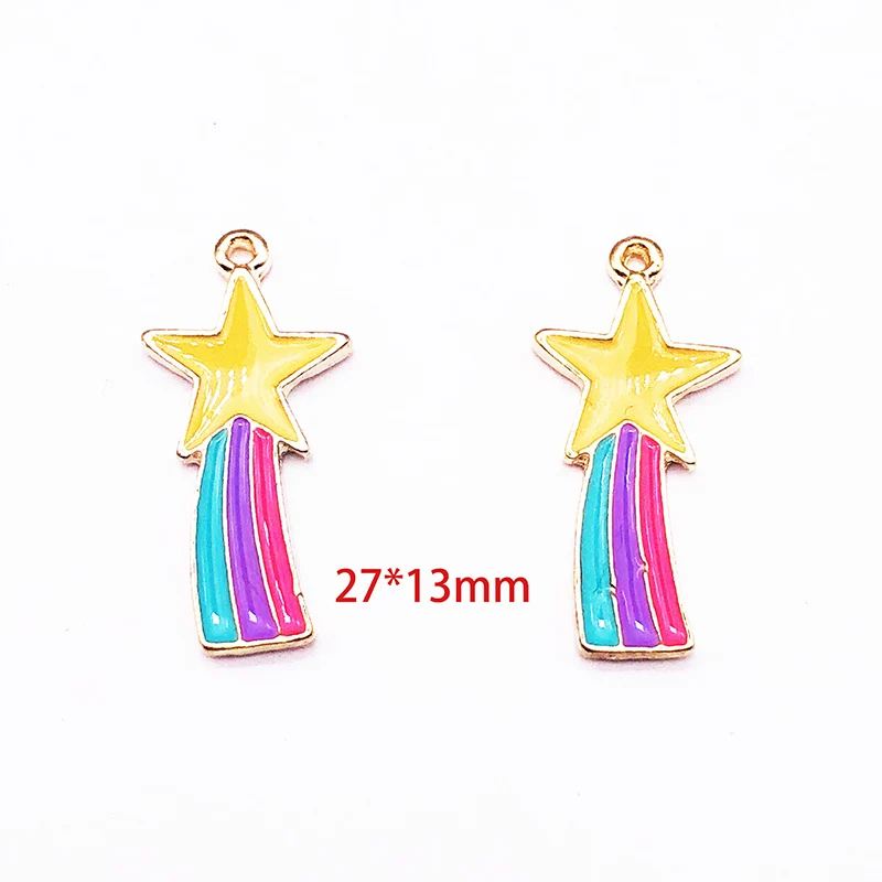 10 шт./лот мультяшный Алмазный торт Любовь Сердце кактус эмаль Очаровательная