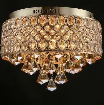 

Modern Creative Gold crystal Lights Ceiling lamp Simple LED Lamp for Sitting Room Bedroom the Bar Restaurant Coffee Shop