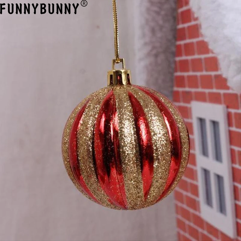 FUNNYBUNNY 6 шт Рождественские елочные украшения "Тыква" стиль см рождественские