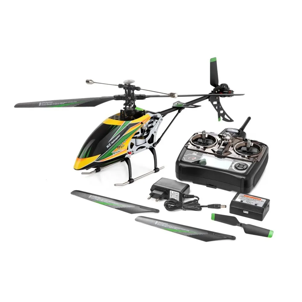 

Wltoys V912 Brushless 2.4G 4CH Single Blade High efficiency Motor RC Helicopter Suitable for both Indoor and Outdoor Flying