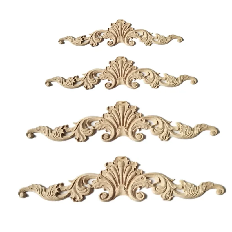 

433626 Antique Modern Furniture Woodcarving Applique Wood House Carved Wood Wall Decoration Sculpture Wardrobe