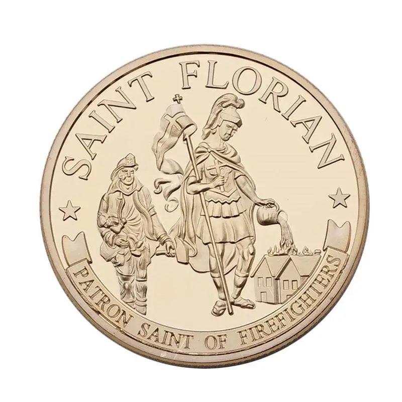 US Saint Florian пожарно спасательный Отдел памятная задача коллекция монет