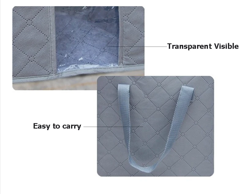 Travel Storage Bag Box Portable Organizer Fold Large Non Woven Breathable Bamboo Clothing Underbed Pouch Cube Suitcase FB0084 (11)