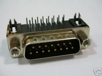 

DB 15 Male Right Angle PC Mount D-Sub Connector 125