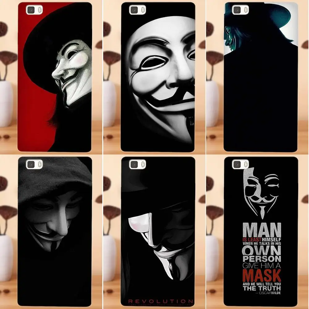 Bixedx For Xiaomi Redmi 4 3 3S Pro Mi3 Mi4 Mi4i Mi4C Mi5 Mi5S Mi Max Note 2 TPU Cell Phone Case Cover V Vendetta | Мобильные