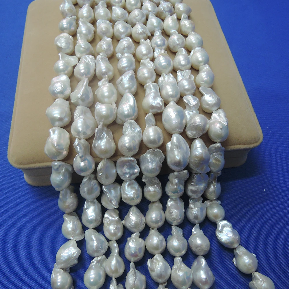 100 Nature Freshwater Loose Pearl With Baroque Shape Big Baroque