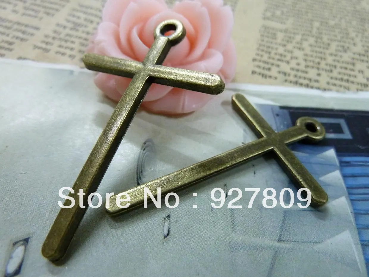 Ancient bronze cross 30*48mm 20pcs/lot diy accessories vintage | Украшения и аксессуары