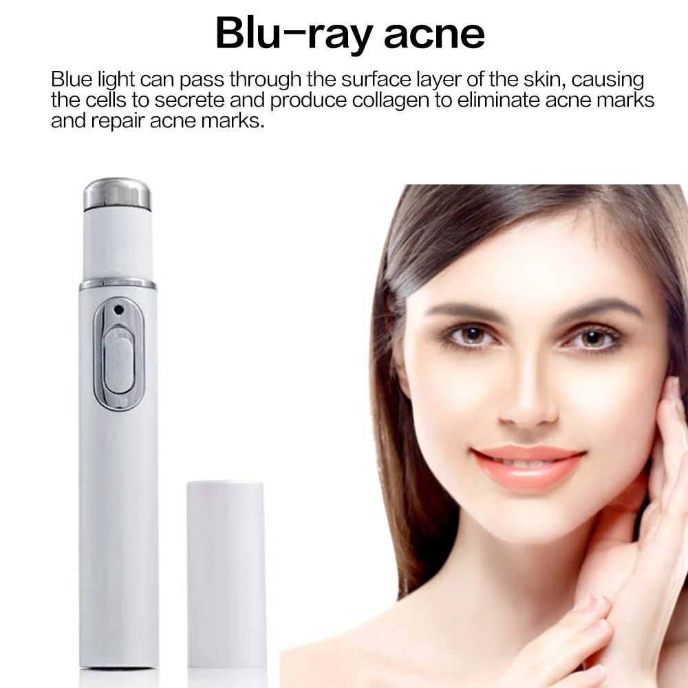 

Blue Light Therapy Skin Spots Removal Pen Beauty Skin Care Facial Tightening Pores Shrinking Anti-wrinkle Instrument Dropsipping