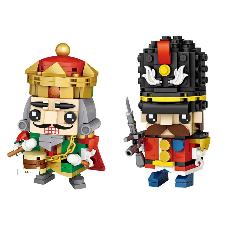 

Classic story soliders king mini block Nutcracker big head building bricks toys For children gifts