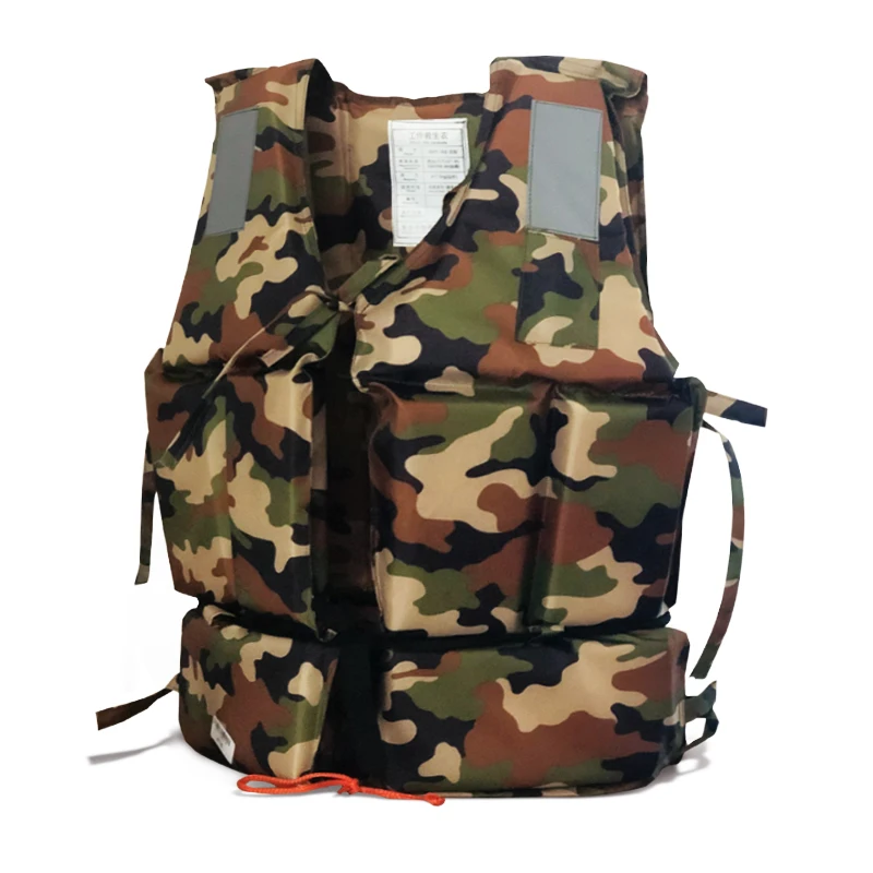 

Professional Child/Adult Buoyancy Life Vest Swimming Boating Safety Ski Surf Survival Aid Adult Life Jacket Green Camouflage F