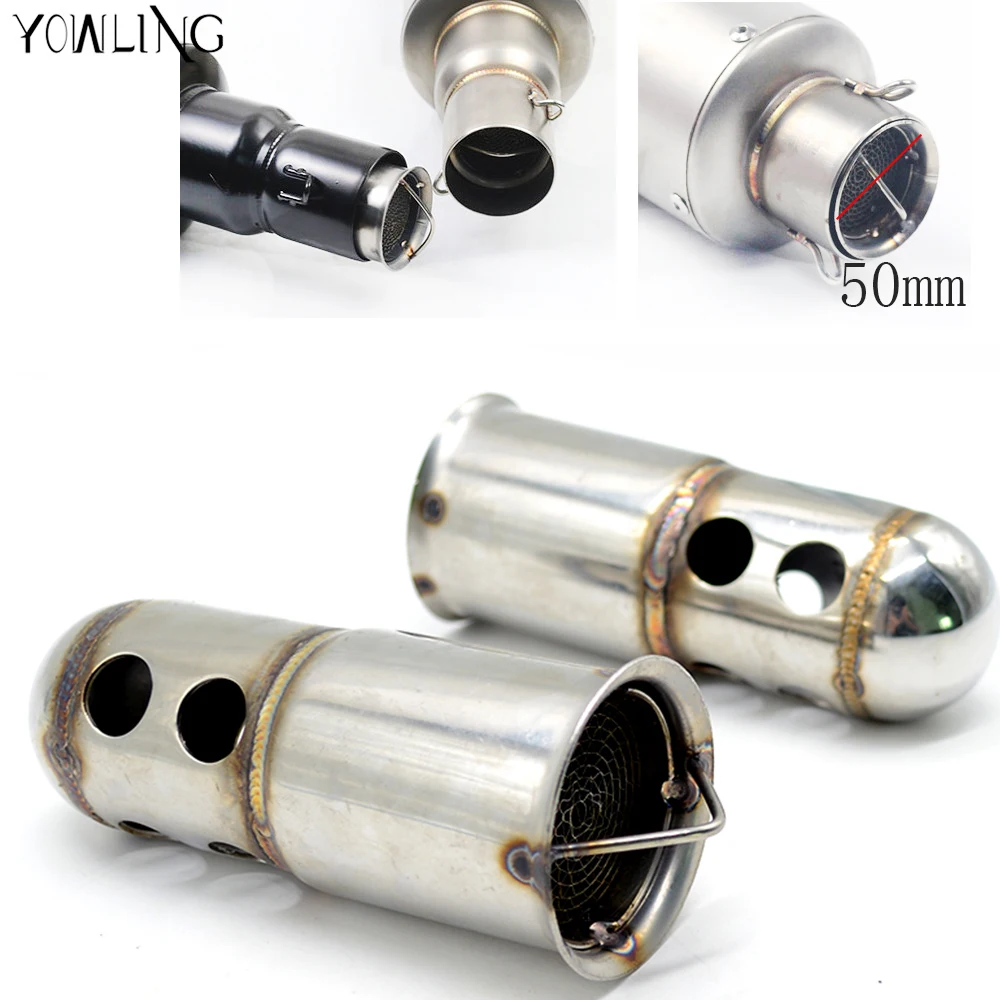 universal 51mm front end DB Killer for Motorcycle Exhaust Muffler DB
