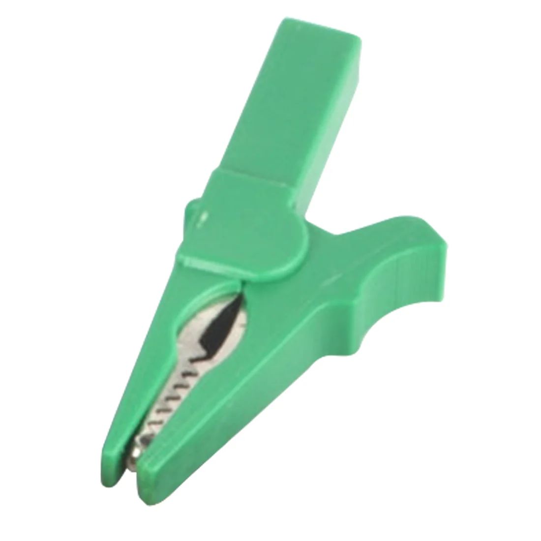 Батарея тестовый зажим 55 мм крокодил зажим для штекера типа "банан" 4 мм мультиметр ручка кабель зонды крокодил зажим - Цвет: Green