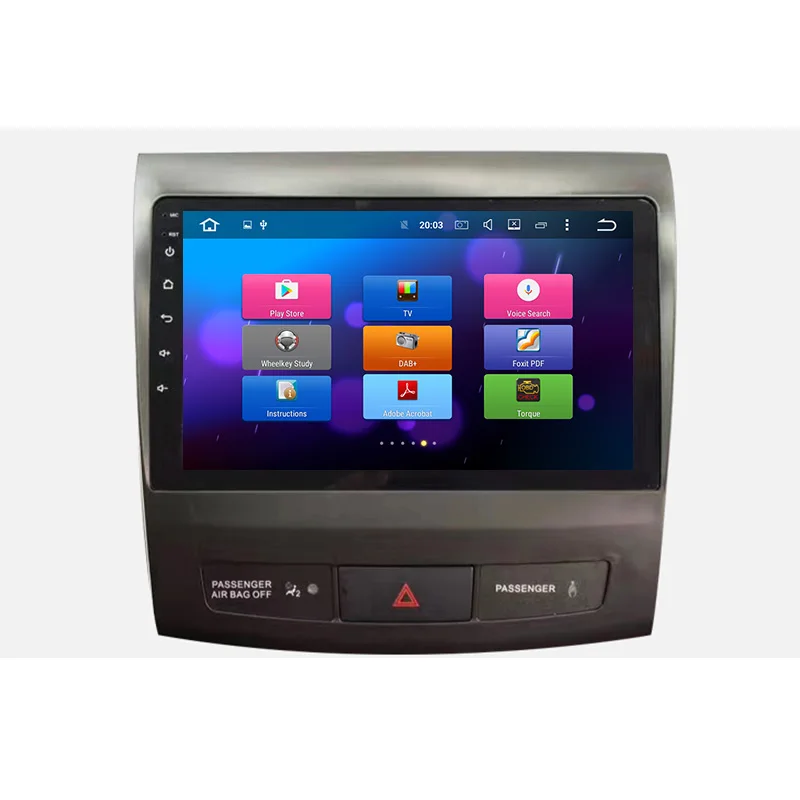 Sale Aoluoya 9" IPS 4G RAM 32G RAM Octa Core Android 8.0 CAR DVD PLAYER  For Mitsubishi Outlander 2006-2011 2012 Radio GPS Navigation 2