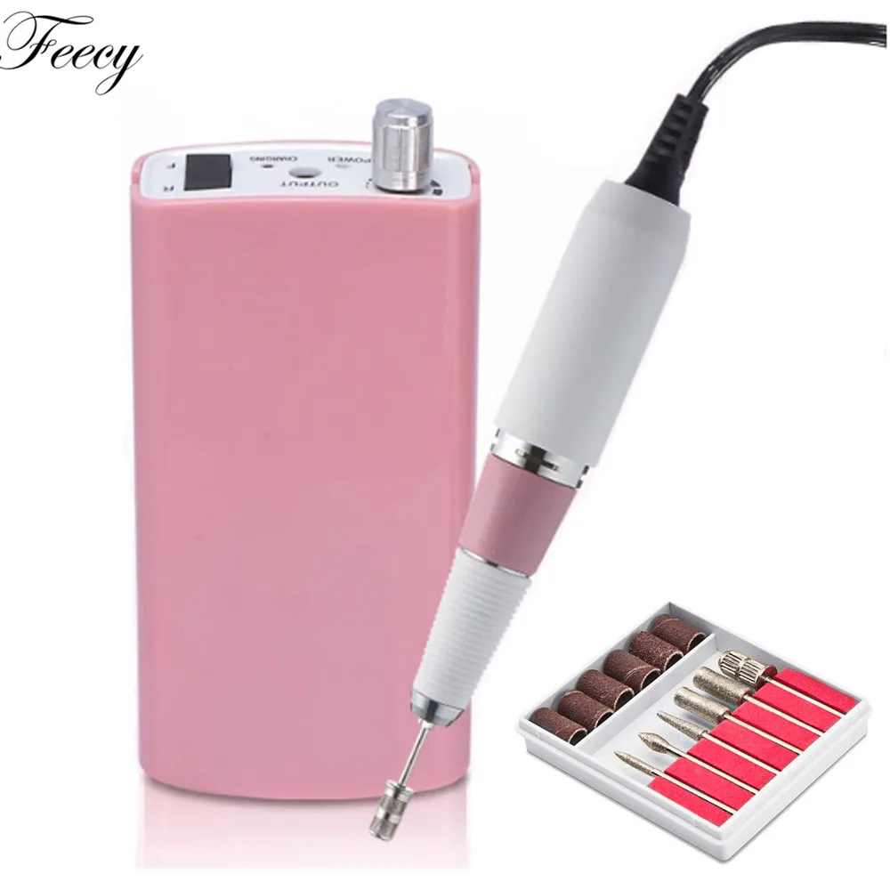 Electric Manicure Machine Nail Drill Bit Portable Nail Art Pen Handpiece Cutter For Pedicure Tools