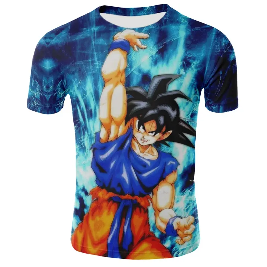 Лето хит продаж модная Повседневная Мужская/Женская футболка Наруто/Dragon Ball/one piece