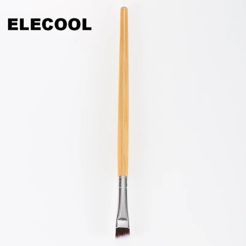 ELECOOL 1 шт. кисть для теней для бровей Элитная угловая деревянная ручка подводка для глаз кисть для бровей инструмент для Леди Косметическая кисть