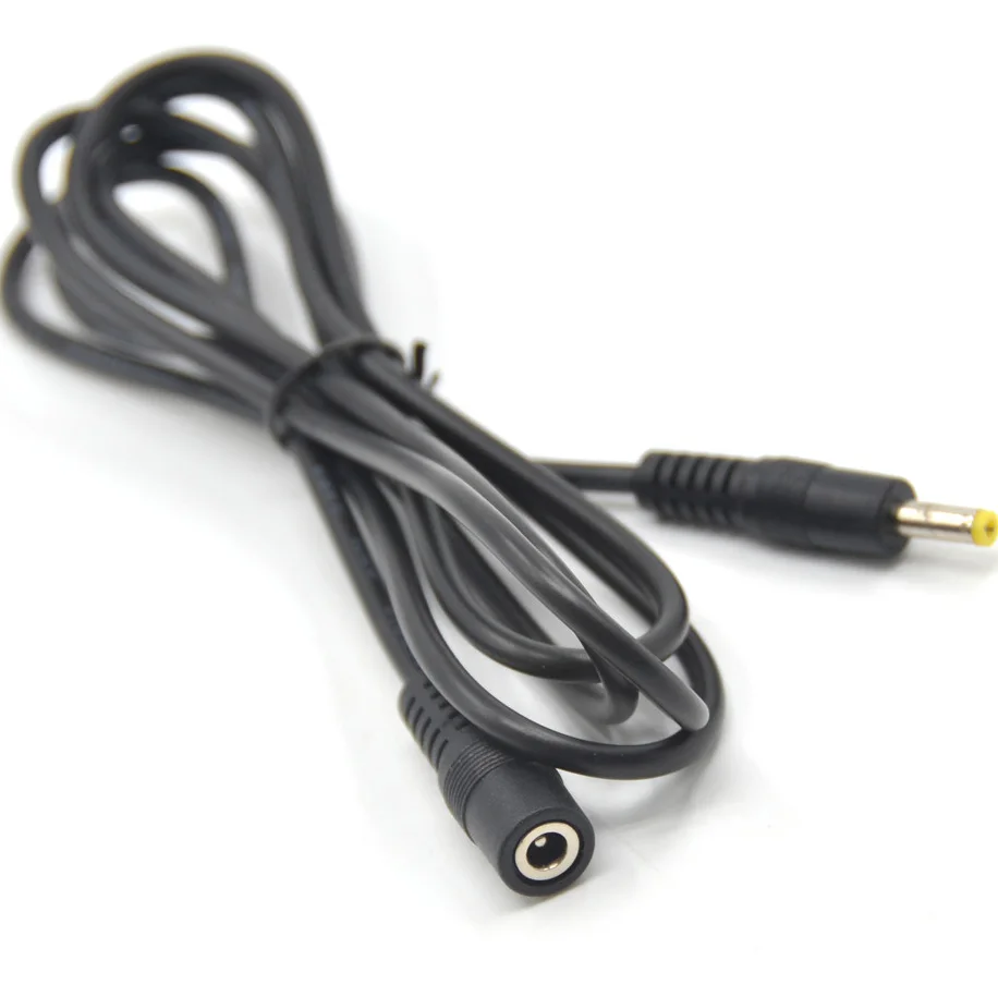 

1.5M 4.0*1.7 mm Female to 4.0*1.7mm Male DC Connector power supply cable extension cord fit DMW-BLC12 BLF19 EN-EL14 EL15 coupler