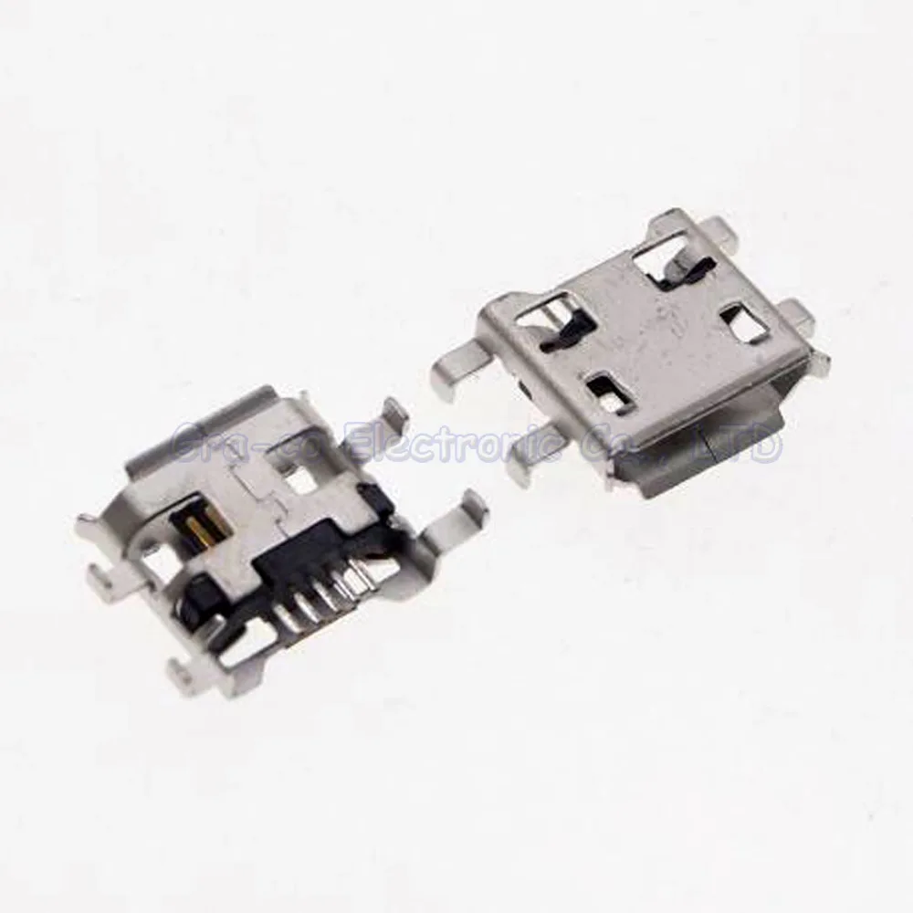 100 шт. Micro 5P USB разъем зарядный порт для huawei C8500 C8600 C8813 U8818 U8150 T8300 | Электроника