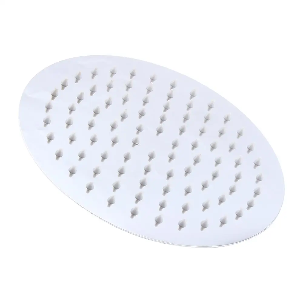 

8 Inch 20CM Bathroom Room Chrome Large Round Mixer Fix Rain Shower Head with 100pcs Water Hole