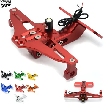 

Motorcycle License Plate Bracket Holder with Light For honda CBR 1000 RR 1000RR CBR1000RR Cbr 600 yzf r3 MT07 ktm duke200 390