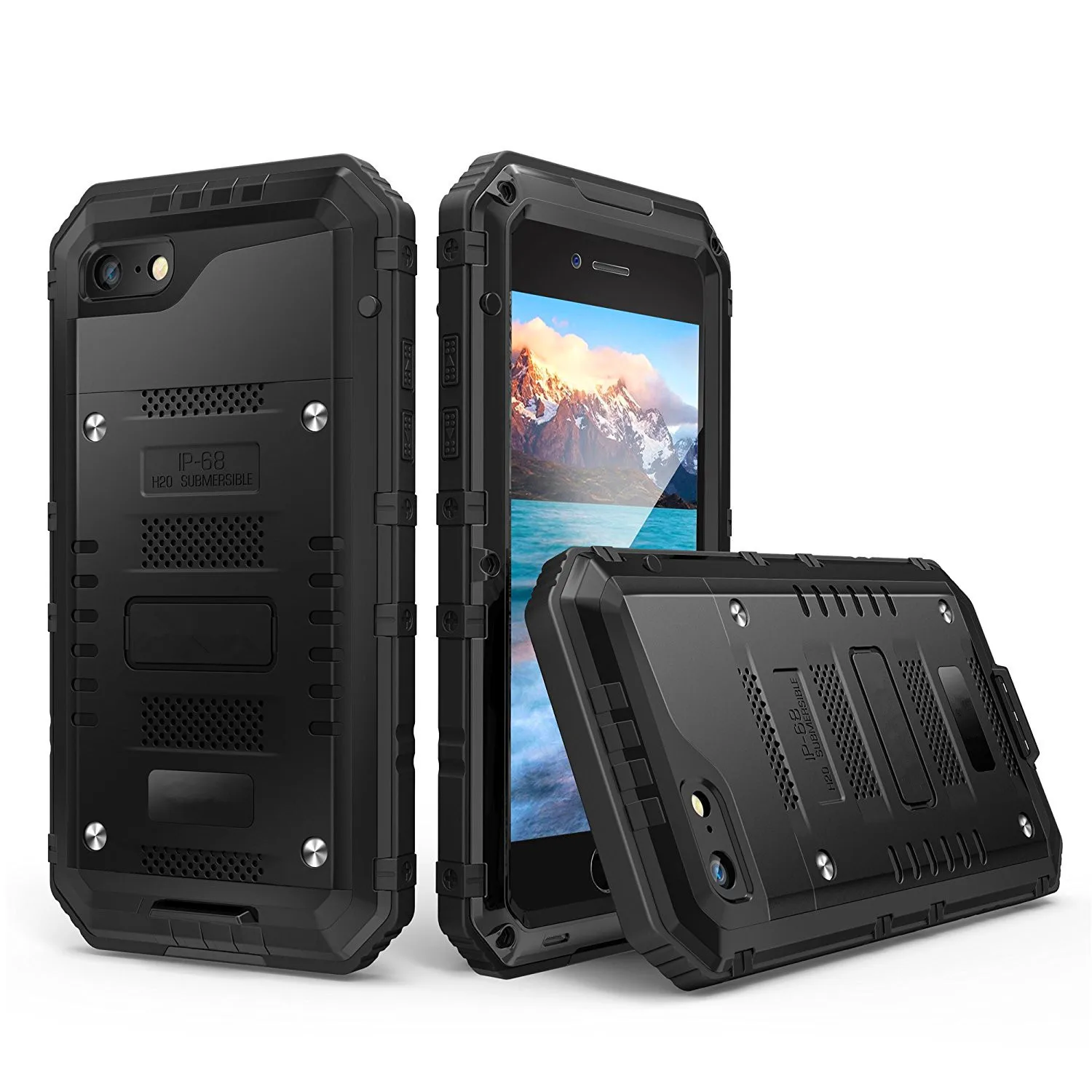 bilder für Stoßfest Wasserdicht IP68 Heavy Duty Hybrid Tough Rugged Rüstung Metall Telefon fall für iPhone 7 6 6 s Plus 5 5 s SE Abdeckung Coque bilder für Stoßfest Wasserdicht IP68 Heavy Duty Hybrid Tough Rugged Rüstung Metall Telefon fall für iPhone 7 6 6 s Plus 5 5 s SE Abdeckung Coque