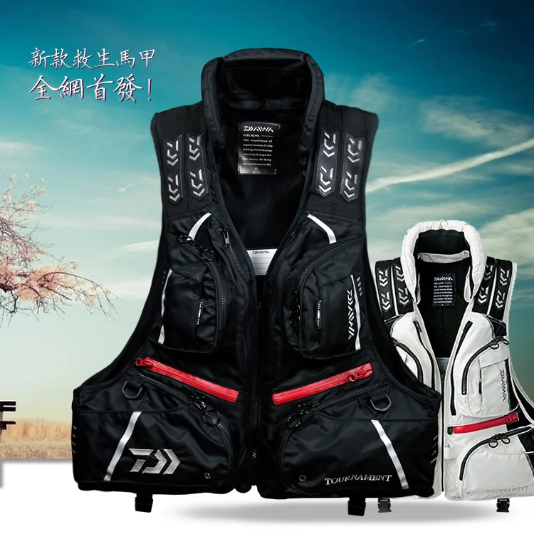 

2017 DAIWA NEW Fishing life jacket DF-3104 DAIWAS Vest Man Multi-function outdoors light buoyancy 120 kg DAWA Free shipping