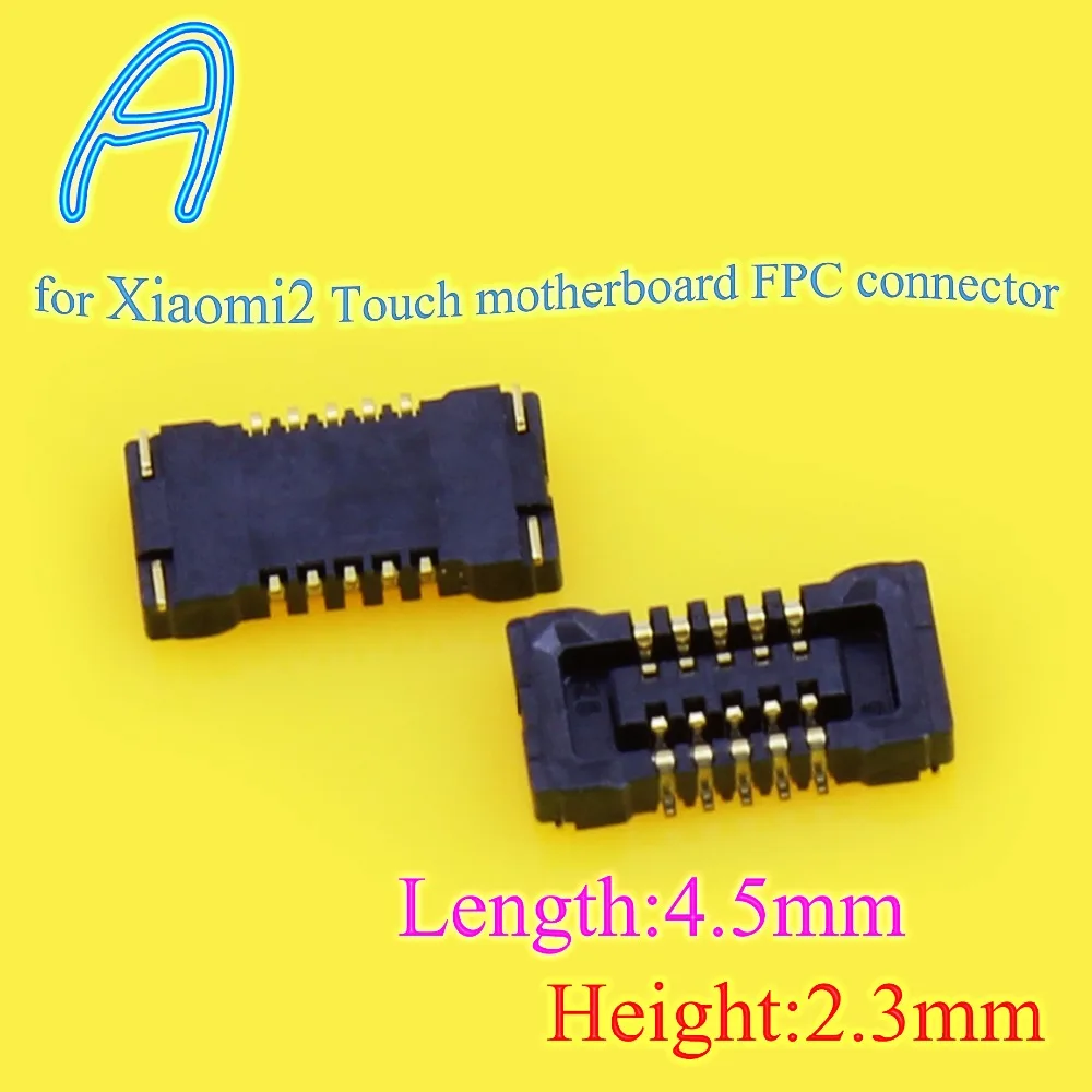 2 шт. абсолютно ЖК FPC разъем/сенсорная материнская плата FPC разъем/дисплей материнская плата FPC для Xiaomi 2/3/4/Note для Redmi Note