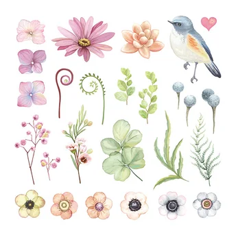 

Flower Heat Transfers Iron On Patches For Jeans T-shirt DIY Craft Stickers Applications For Clothes Decorative Appliques 47009