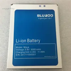 Bluboo Майя Батарея Замена 100% Оригинал 3000 мАч Резервное копирование Батарея для Bluboo Майя мобильный телефон + на складе
