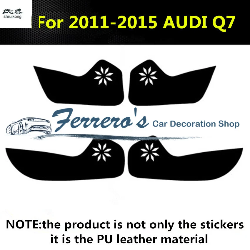 Новый продукт для 2011-2015 AUDI Q7 4 шт./лот автомобильные наклейки из искусственной