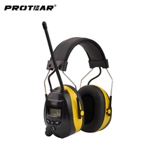 Protear NRR 25dB Hearing Protector AM FM Radio Earmuffs Electronic Ear Protection Shooting Earmuffs Radio Hearing Protection