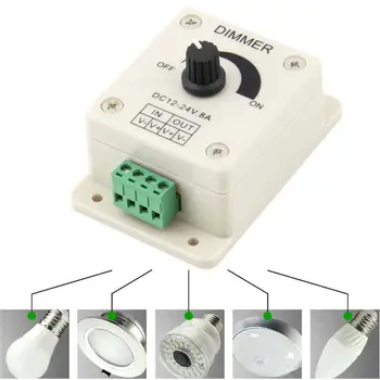 

12V 8A 96W PIR Sensor LED Protect Strip Light lamps Switch Dimmer Adjustable Brightness Controller High Quality Metal+Plastic