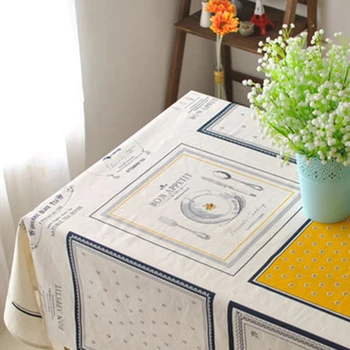 

FLC European Palace Style Decorative Table Cloth Cotton Linen Tablecloth Dining Table Cover For Kitchen Home Decor 25