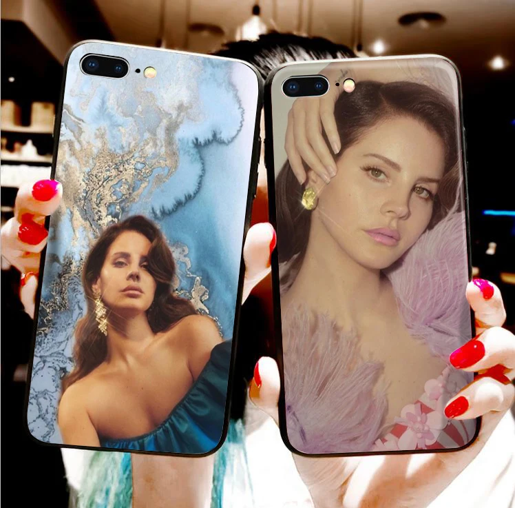 Блестящая Сексуальная Певица модель Lana Del Rey Mona Lisa чехол для iPhone 7 XS MAX телефона 8 6 6S