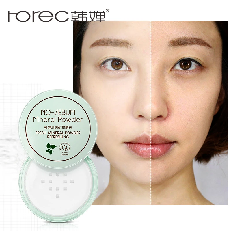 

ROREC Professional Loose Finishing Powder Translucent Light,Minernal Face Powder Oil Control Smooth Skin Concealer Base Makeup