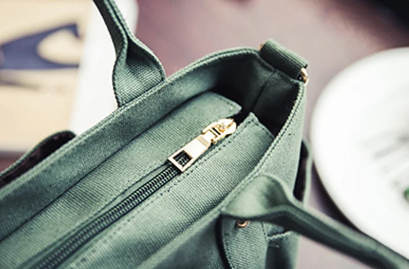 New Women Canvas Bag Drawstring Bucket Small Cross-body Bag Fashion Trend Brief Shoulder Bag For Lady Female Handbag Sac SS7381 (20)