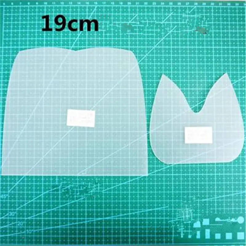 1 Набор, пластиковая доска для рисования, лоскутный шаблон, матовый, из трех частей, из четырех частей, многоразовые, для рукоделия, Швейные аксессуары, сумка, ткань, сделай сам