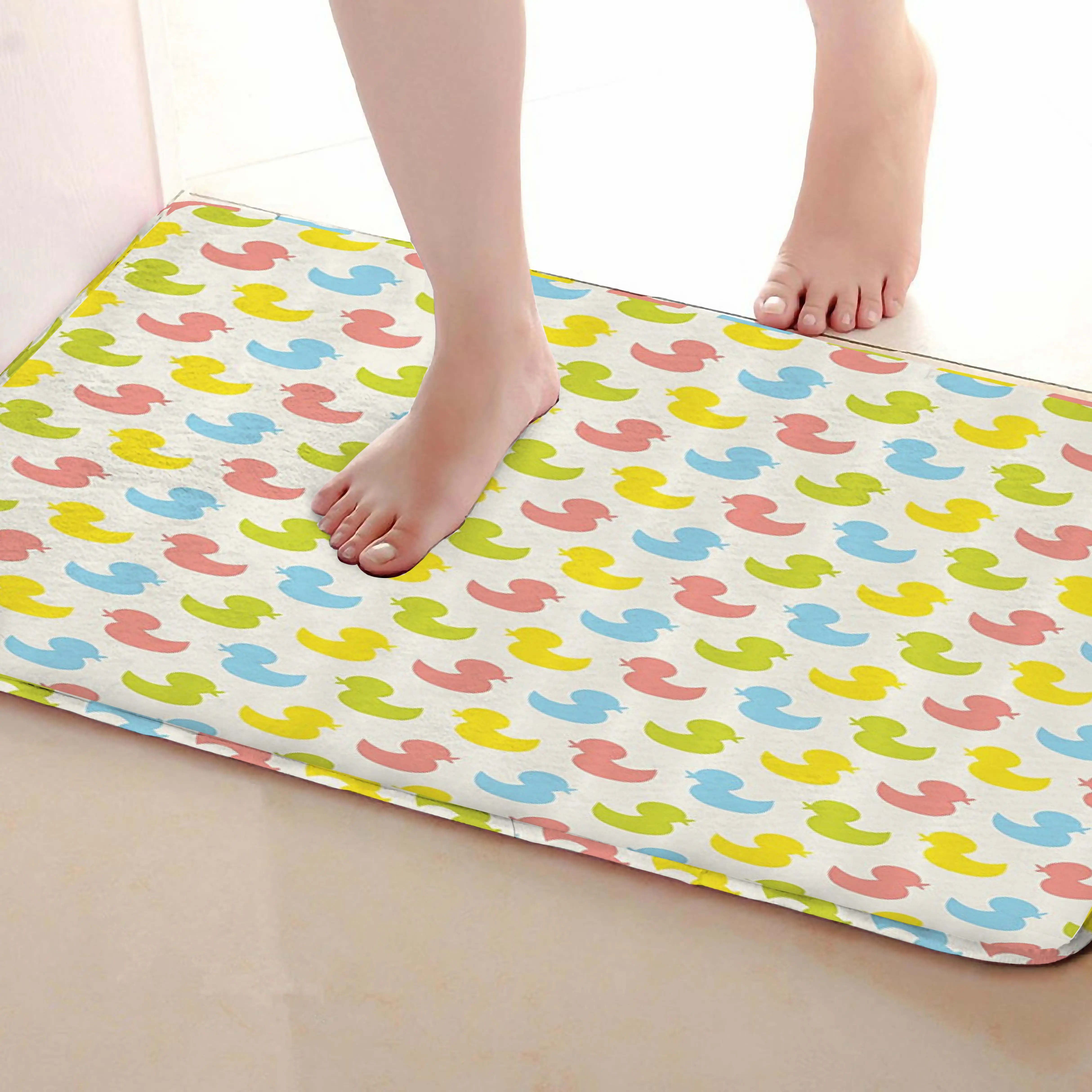 Утка стиль Коврики для улицы, смешной Противоскользящий коврик для ванной, дверные коврики, дверные коврики под входную дверь